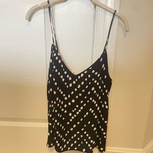 diane von furstenberg never worn polka dot cami